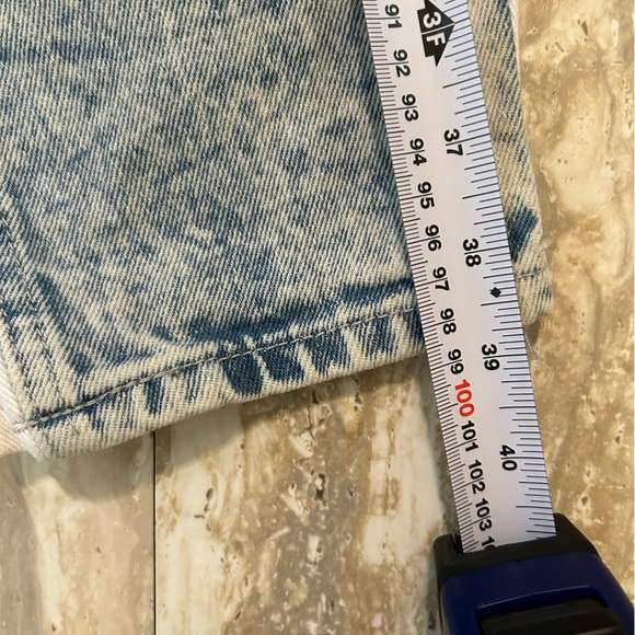 Refuge Denim MOM Patchwork Jeans. Three Shades of Denim. - Picture 7 of 12